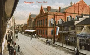 Shanghai Prints: China - Shanghai - Town Hall
