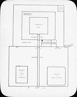 China - Sketch map of Peking China - Sketch map of Peking