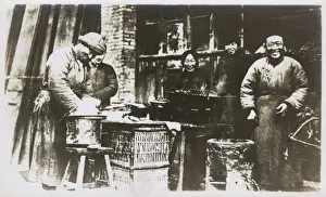 Winters Prints: China - Street Food promoting happiness on a cold day