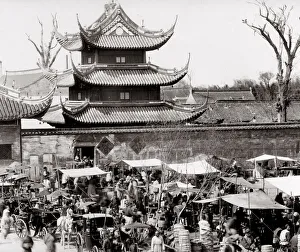 China - street market, probably Beijing, Peking