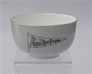 Maple Prints: China sugar bowl One with Britain, Heart and Soul