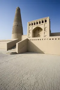 Chineses Prints: CHINA. Turpan. The Silk Road. Emin Minaret (1777)