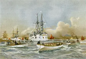 War Ships Prints: China Warships 1897