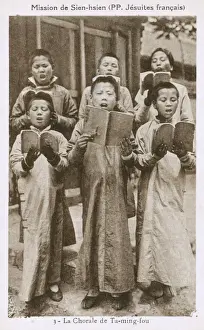 China - Xianxian - French Jesuit Mission - Childrens Choir
