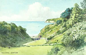 Chine Prints: The Chine, Seaton, Devon