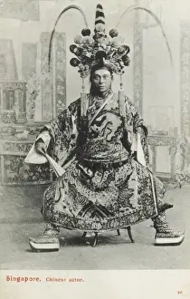 Chinese Actor in elaborate costume - Singapore