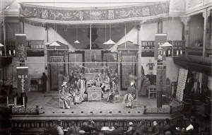 Chinese actors, theatre performance, China