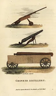 Freschi Collection: Chinese artillery, QIng Dynasty