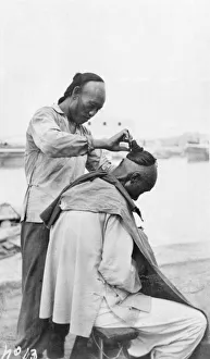 Images Dated 26th July 2011: Chinese Barber