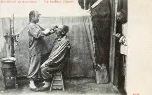Razor Prints: Chinese Barber, Eastern Russia