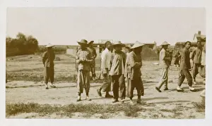 Countrymen Prints: Chinese Countrymen - possibly agricultural workers?