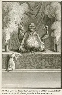 B Ring Prints: Chinese Deity of Fortune