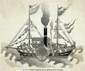 Chinese Drawn Paddleboat