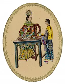 Chinese Drinking Tea