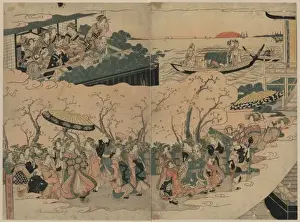 Yoshiwara Prints: Chinese enjoying Yoshiwara