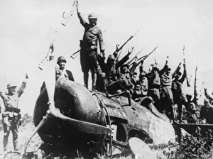 Chinese fighter plane shot down