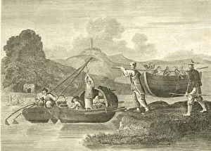 Raising Gallery: Chinese fishermen with boats and fighting birds