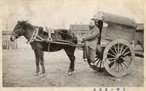 Images Dated 8th February 2016: Chinese Horse-drawn carriage / car