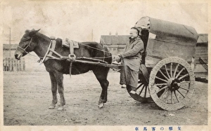 Images Dated 8th February 2016: Chinese Horse-drawn carriage / car