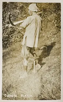 Crossbow Prints: Chinese hunter armed with a crossbow