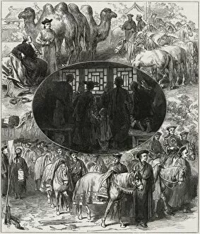 Images Dated 1st June 2016: Chinese imperial marriage at Pekin, 1872