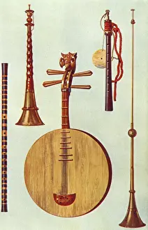 Oboe Prints: Chinese Instruments