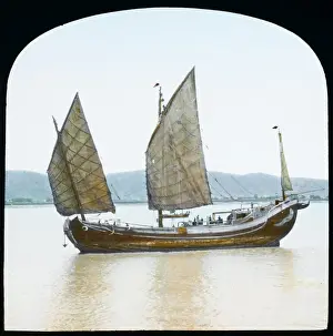 Masted Prints: Chinese Junk (Photo)