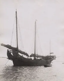 Chinese junk, trading ship, China