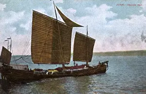 Junk Prints: Chinese Junk on the Yellow Sea