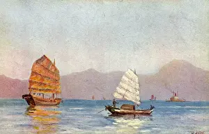Junk Prints: Chinese Junks in Hong Kong Bay
