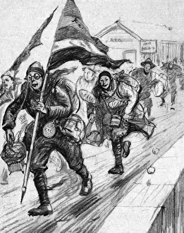 Chinese Labour Corps leaving for China after WW1