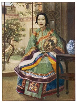 Chinese Lady at Home