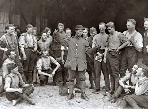 Chinese man and RFC, Clairmarais, Northern France, WW1