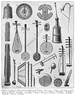 Asian Gallery: Chinese musical instruments