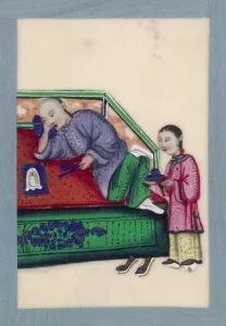Serves Prints: Chinese Opium Smoker