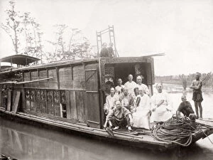 Ethnographic Collection: Chinese pleasure boat, China, c. 1890