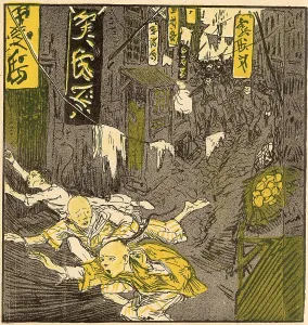 Peril Prints: The Chinese population are persecuted as the Western World feels threatened. Date: 1908