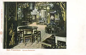 Chinatown Prints: Chinese restaurant, San Francisco, California, USA