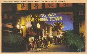 Images Dated 4th July 2017: Chinese settlement, Los Angeles, California, USA