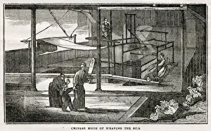 1833 Prints: Chinese silk - dyeing and weaving