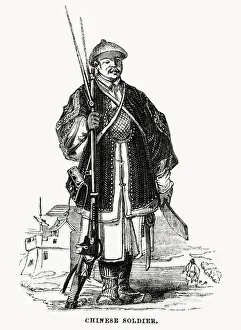 Images Dated 17th February 2020: A Chinese Soldier. Date: 1842