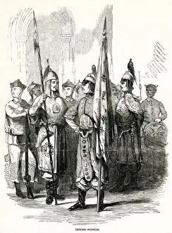 CHINESE SOLDIERS 1857