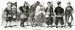 CHINESE SOLDIERS 1857