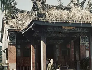 Chinese Temple - Rangoon