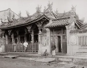 Chinese temple, Singapore, c. 1880 s