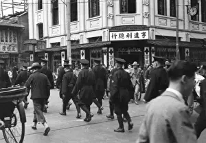 Chinese troops in Peking