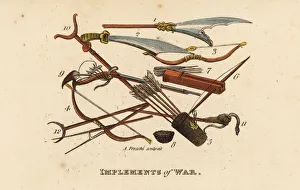 Freschi Collection: Chinese weapons or implements of war, Qing Dynasty