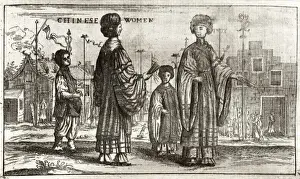 Chinese women on a street in China