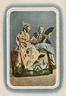 Images Dated 8th February 2016: Two Chinese women in traditional garb
