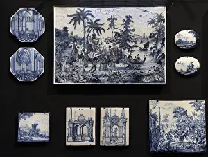 Porcelain Prints: Chinoiserie. 17th century. Ceramic. Rijksmuseum. Amsterdam